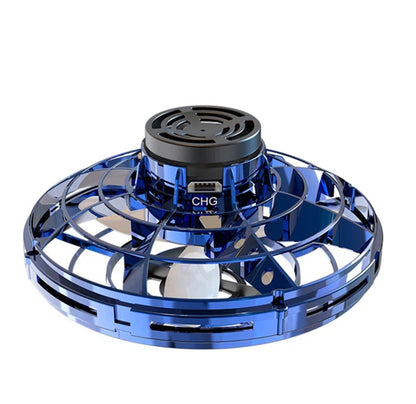 Flying Spinner Pro, Hand Operated Mini Drone, 360° Rotating and Shining LED Lights for Kids Adults Indoor & Outdoor Fun